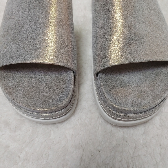 J Slides Bibby bronze metallic platform slides 10 - Picture 4 of 13